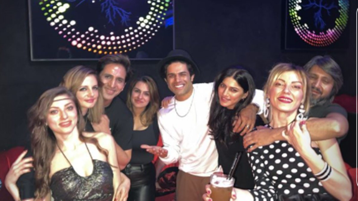 Sussanne Khan, arslan goni, Hritik roshan