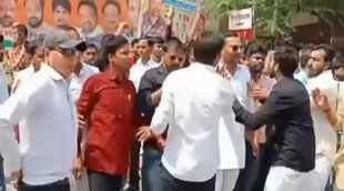 UP MLC Election, MLC Nomination, MLC Election, farrukhabad, Collectorate, SP- BJP Clash