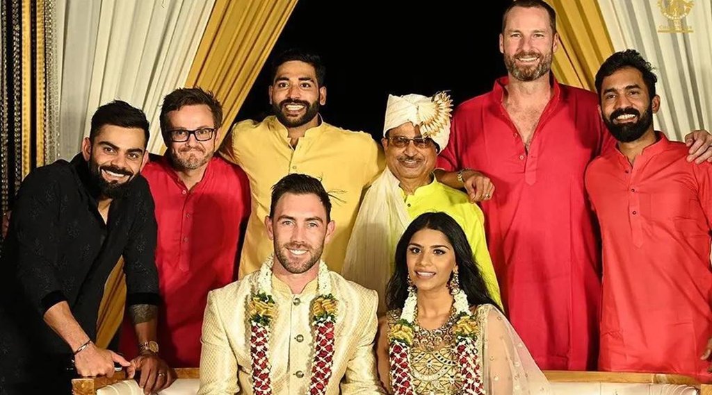 Virat kohli virat kohli dance samantha ruth prabhu oo antava song glenn maxwell Vini Raman Watch Video