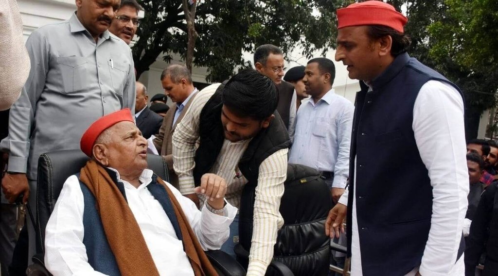 Akhilesh Yadav, Mulayam Singh Yadav, SP