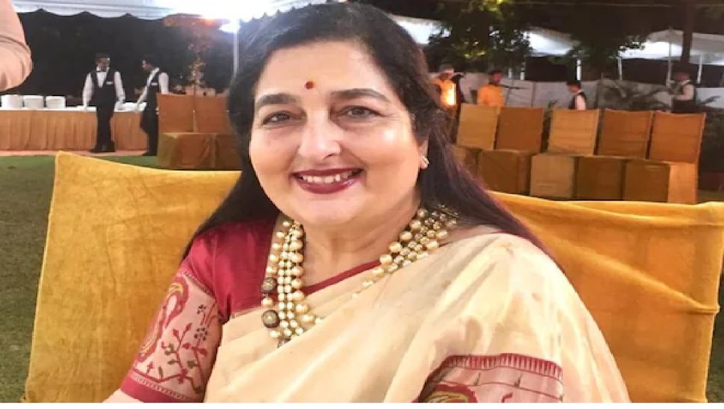 अनुराधा पौडवाल। (अनुराधा पौडवाल फेसबुक)