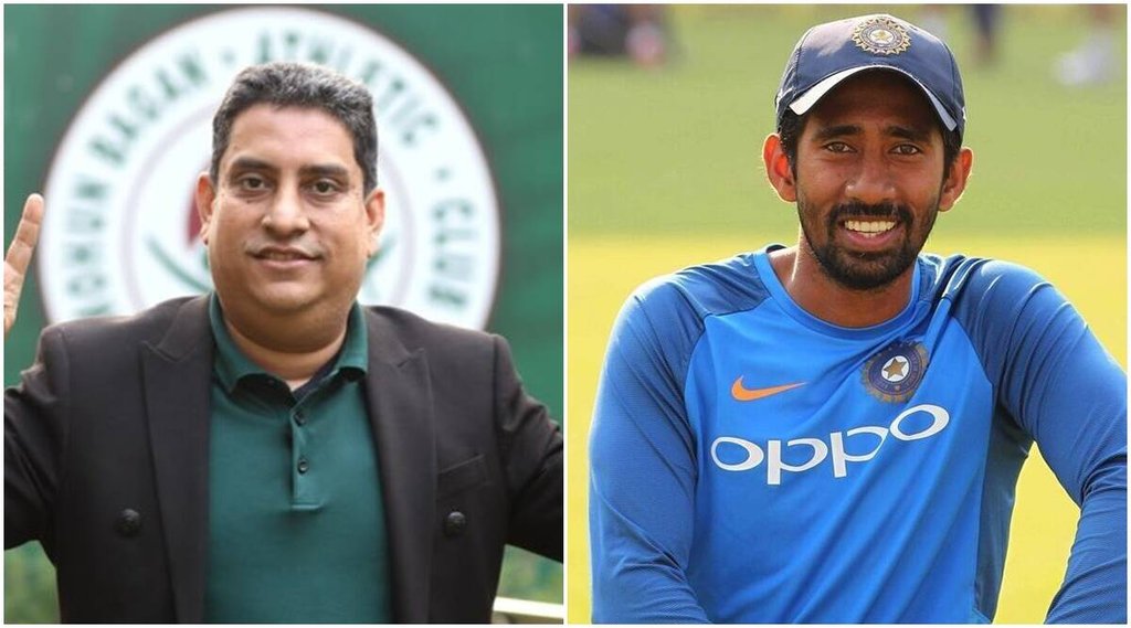समिति के समक्ष बयान देते हुए साहा (दाएं) ने मजूमदार (बाएं) का नाम लिया और आरोप लगाया कि साक्षात्कार के लिए उन्हें "धमकाया" गया। (फोटो- द इंडियन एक्सप्रेस)