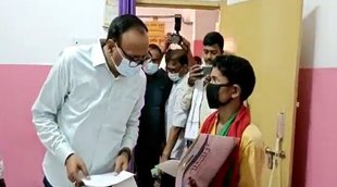 Brajesh Pathak, Health Minister, Yogi Adityanath