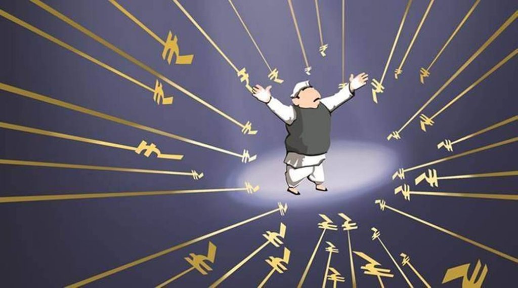 साल 2019-20 में भाजपा को मिला सबसे ज्‍यादा कॉर्पोरेट डोनेशन। (फोटो- इंडियन एक्सप्रेस)