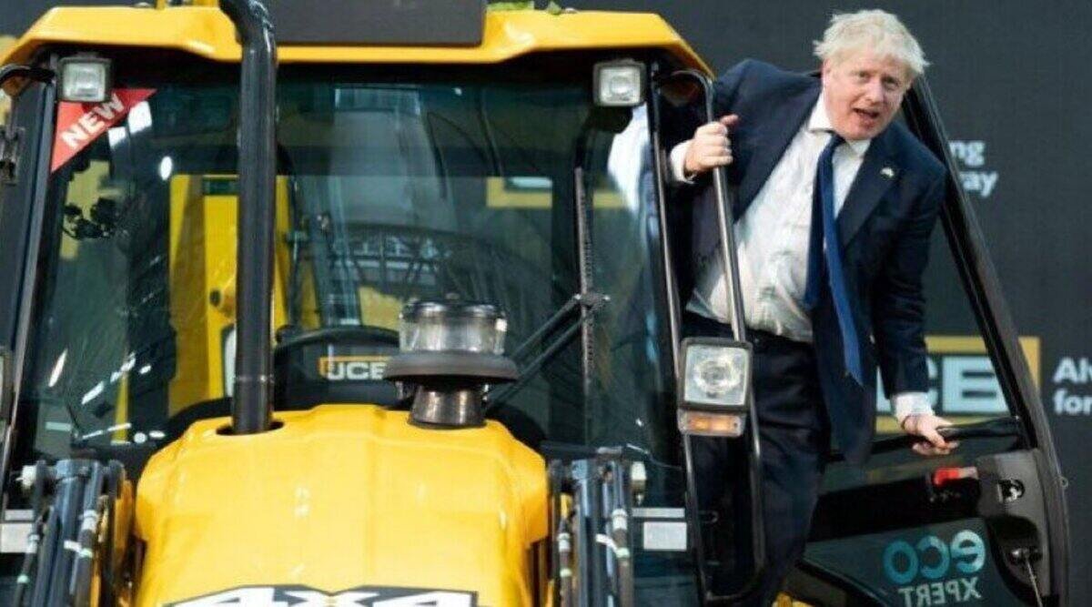 Boris Johnson, Vinod Kapri, Bulldozer