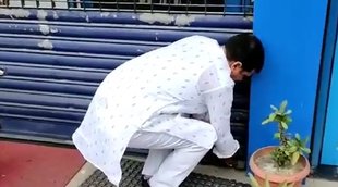 UP, BJP MLA, Nand Kishore, Lock on the bank, Allegations of bribery, Sangli, ATM robbed, JCB