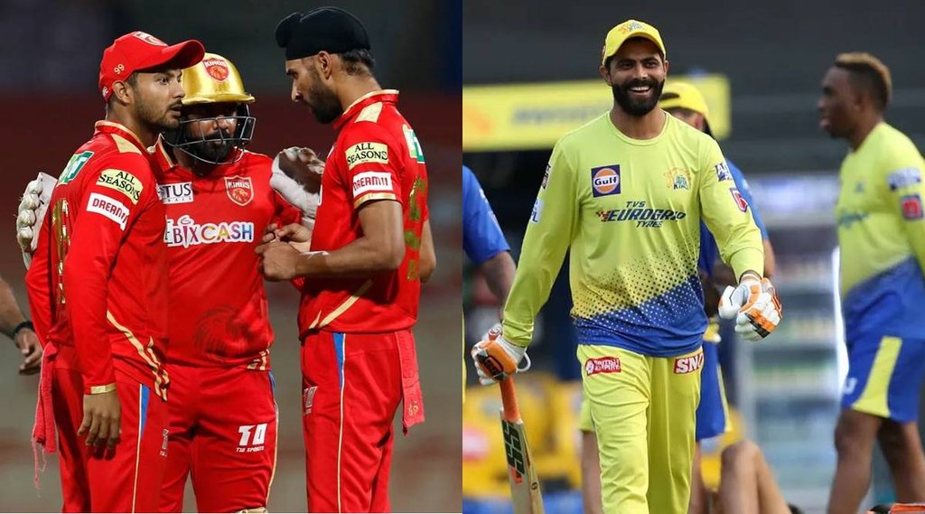 IPL 2022 Chennai vs Punjab PLayiing 11 CSK vs PBKS Ravindra Jdeja Mayank Agarwal