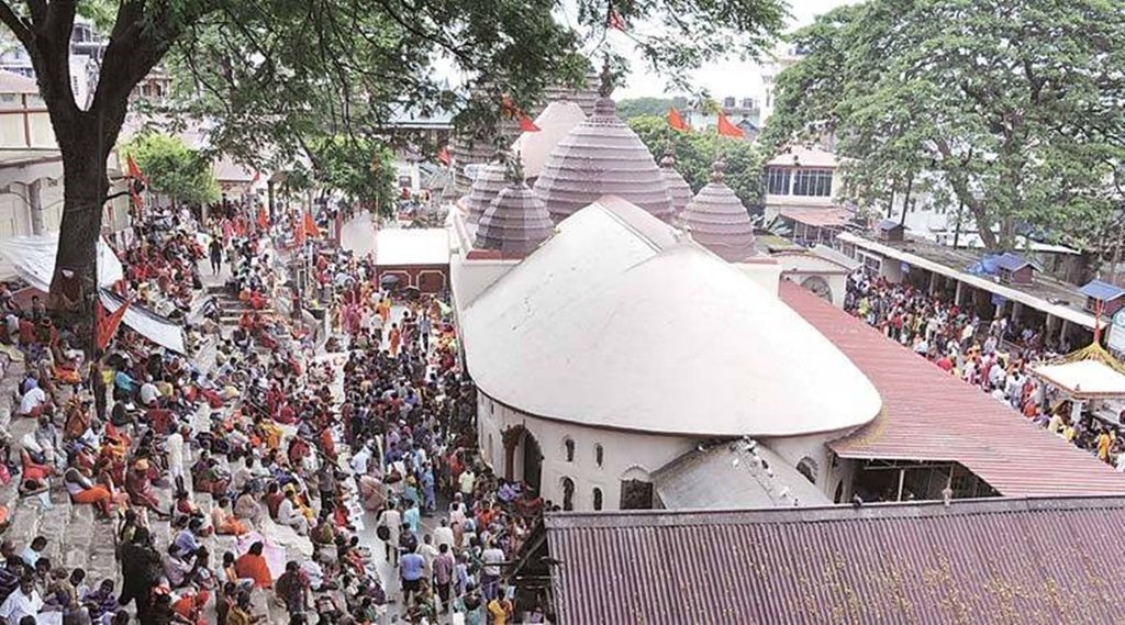 कामाख्‍या मंदिर (फोटो एक्‍सप्रेस-दशरथ डेका )