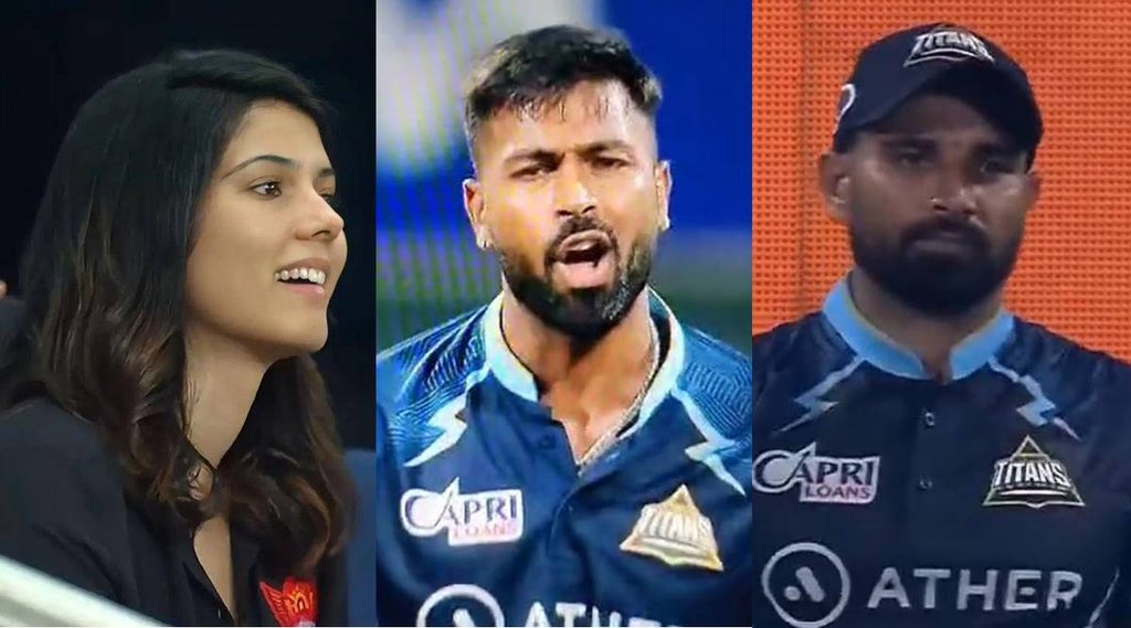 Kavya Maran Hardik Pandya Shami IPL 2022 GT vs SRH SRH vs GT Indian Premier League Watch Video