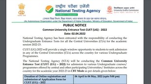CUET Date Revised, CUET Latest News, CUET Registration News, NTA CUET Registration 2022