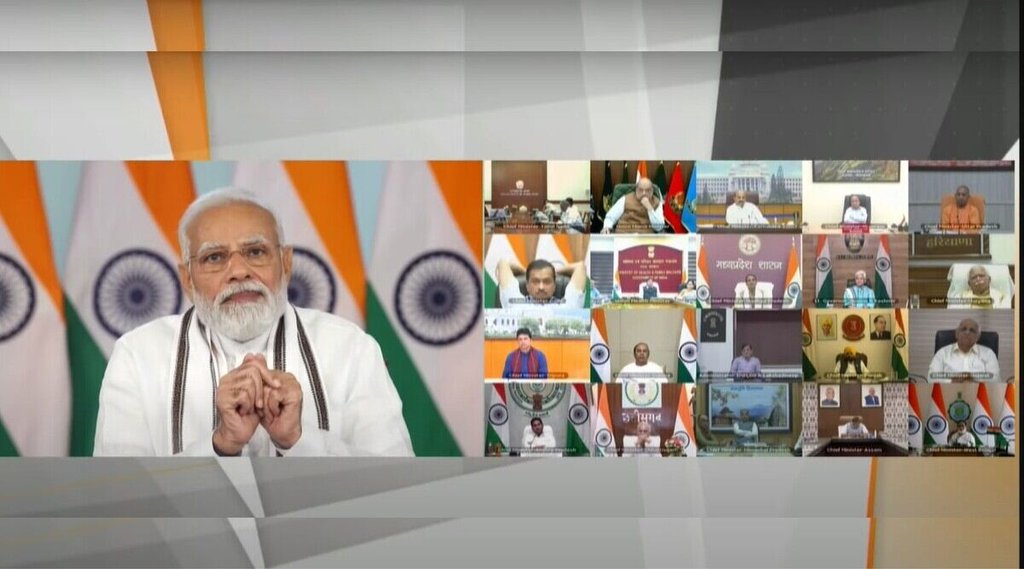 Narendra Modi II Arvind Kejriwal II Covid