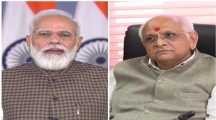 PM Modi writes to Bhupendra Patel|PM lauds Gujarat CM| Narendra Modi writes letter| PM Modi in Gujarat