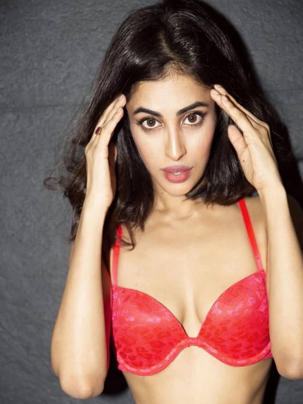 Priya banerjee in red bra