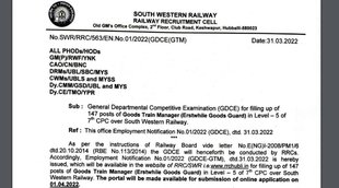 Railway Job, SWR Job 2022, Railway Vacancy
