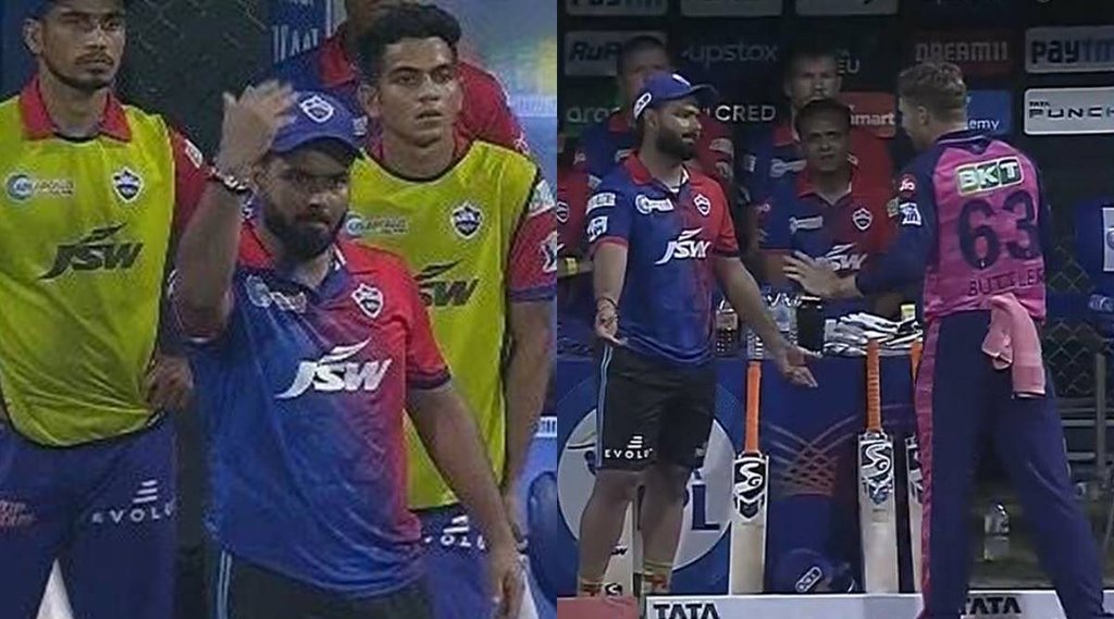 Rishabh Pant NO BALL Umpires Jos Buttler IPL 2022