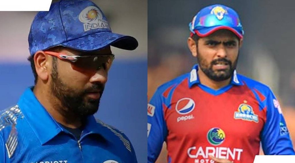 Rohit Sharma Babar Azam IPL 2022 PSL 2022