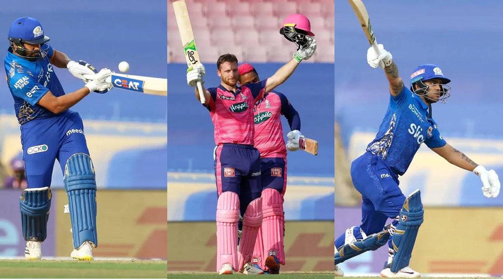 Rohit Sharma Jos Buttler Ishan Kishan IPL 2022 MI vs RR LIve Score