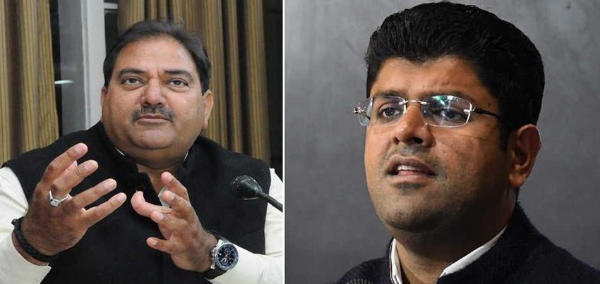 2013 में ओम प्रकाश चौटाला और उनके बड़े बेटे अजय चौटाला के जेल जाने के बाद अभय चौटाला ने इंडियन नेशनल लोकदल की कमान अपने हाथ में ले ली। 2014 में अजय के बेटे दुष्यंत ने राजनीति में एंट्री मारी। राजनीति में आने के बाद से ही दुष्यंत की अपने चाचा अभय चौटाला से अनबन शुरू हो गई। नतीजा ये हुआ कि 2018 में दुष्यंत ने आईएनएलडी से अलग होकर जननायक जनता पार्टी के नाम से अपनी पार्टी बना ली।
