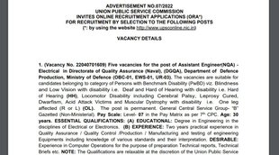 UPSC, Govt Job, Sarkari Naukri