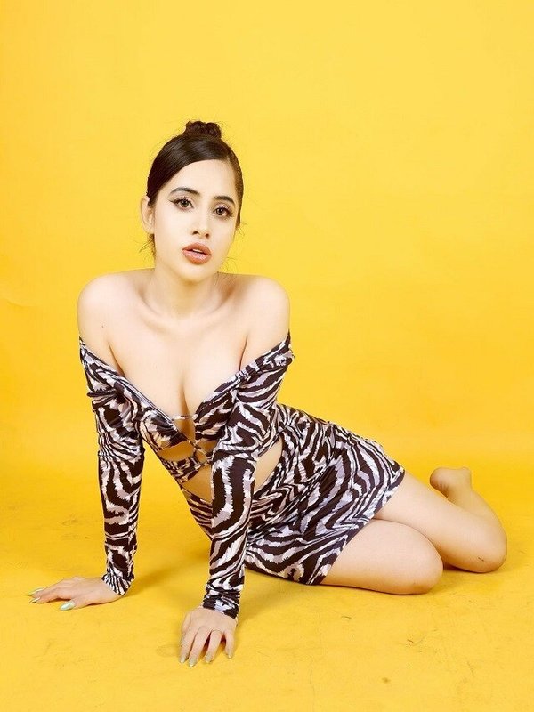 URFI JAVED IN TIGER PRINT DRESS