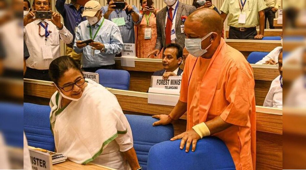 Mamta Banerjee, Yogi Adityanath, Narendra Modi