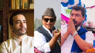 jayant chaudhary, akhilesh yadav, chandrashekar azad ravan