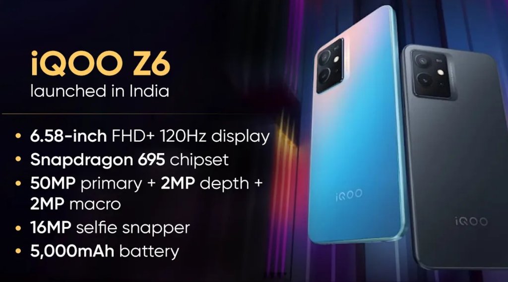 iQoo Z6 Pro, iQoo Z6, Smartphone