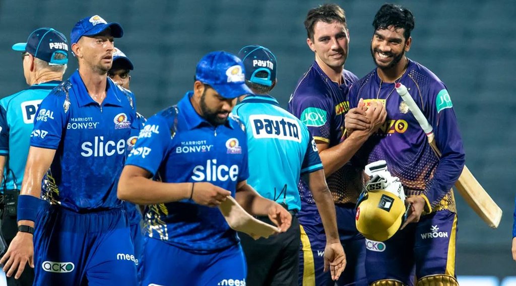 Pat Cummins Rohit Sharma Shreyas Iyer IPL 2022 KKR vs MI Live Cricket Score Live Streaming IPl Score