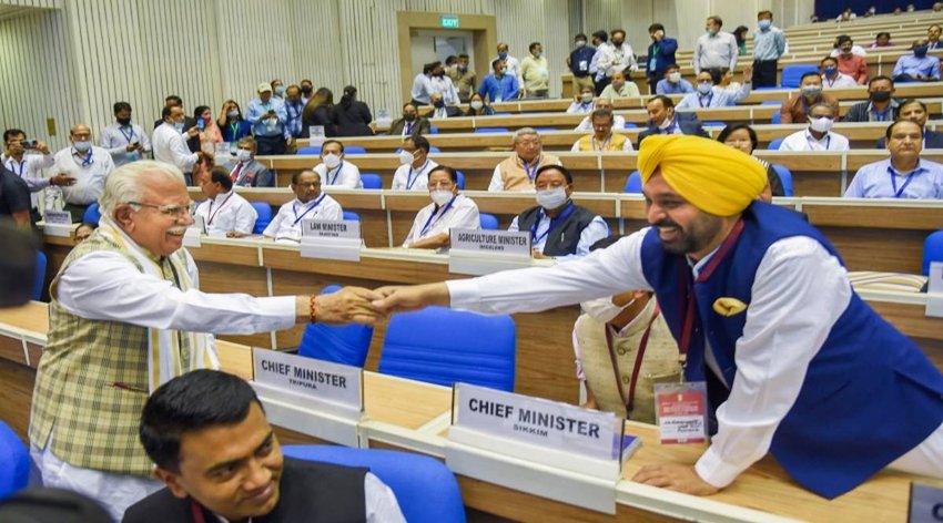 manohar lal khattar, bhagwant mann