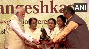 lata mangeskar award, pm modi