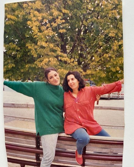 तबू के साथ फराह खान।