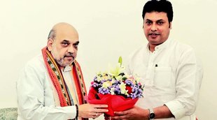 Amit Shah, biplab kumar deb