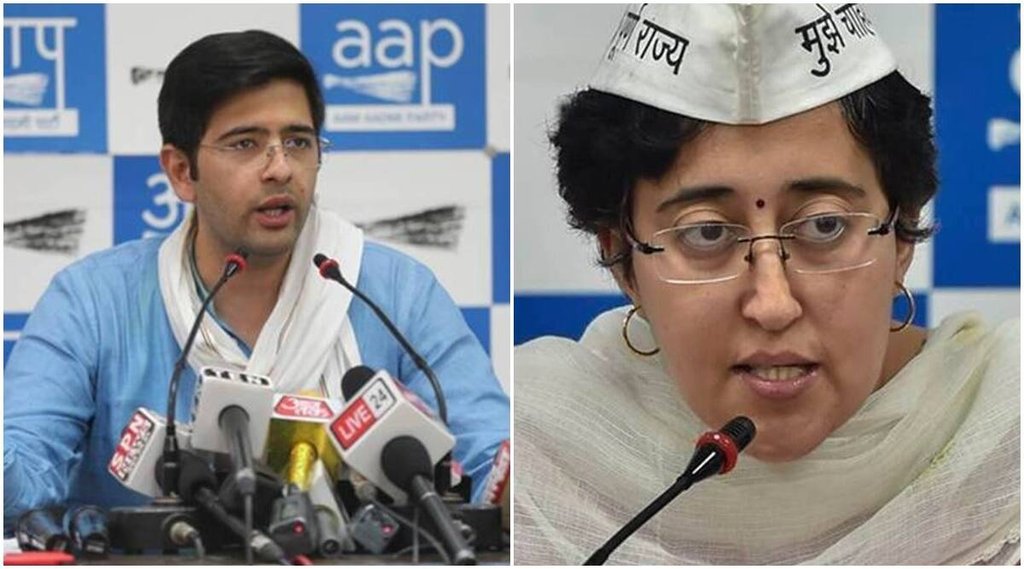 Atishi|Raghav Chadha|AAP BJP|Delhi BJP