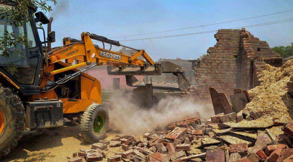 Bulldozer| bulldozer action| National News|