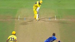 CSK lost Devon Conway lbw for a golden duck