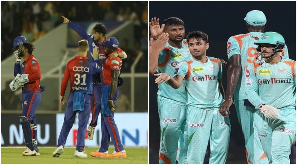 दिल्ली कैपिटल्स बनाम लखनऊ सुपरजायंट्स। (फोटो- एएनआई)