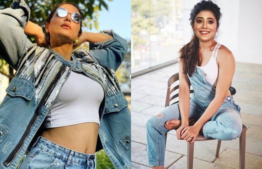 हिना खान (Hina Khan) और शिवांगी जोशी (Shivangi Joshi) दोनों ही छोटे पर्दे का चर्चित नाम हैं। दोनों में एक बात कॉमन ये है कि दोनों को ही टीवी सीरियल ये रिश्ता क्या कहलाता है (Yeh Rishta Kya Kehlata Hai) से पहचान मिली। हिना ने शो में जहां अक्षरा (Akshara) का किरदार निभाया था तो वहीं शिवांगी मोहसिन खान (Mohsin Khan) के अपोजिट नायरा (Naira) के रोल में नजर आई थीं। आइए देखते हैं डेनिम आउटफिट में कौन लगता है बेहतर: 