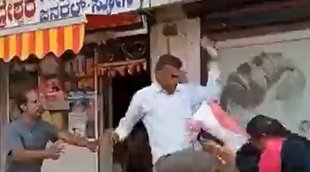 Karnataka, Woman lawyer, thrashed with kicks, Bagalkot, Sangeeta Shikkeri, BJP General Secretary