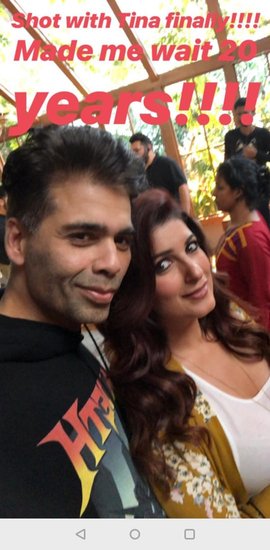 करण जौहर ने जब अपनी पहली फिल्म बनाई तो उसके लिए उन्होंने सबसे पहले ट्विंकल को अप्रोच किया। ट्विंकल के मना करने के बाद उन्होंने कुछ कुछ होता है में रानी मुखर्जी को रखा था।