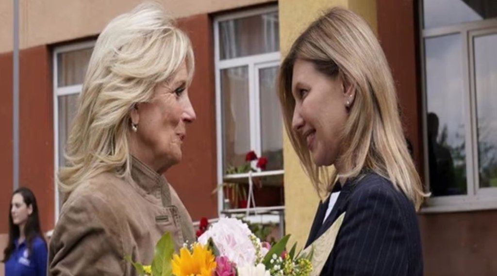 Olena Zelensky| jill biden| Russia ukraine war