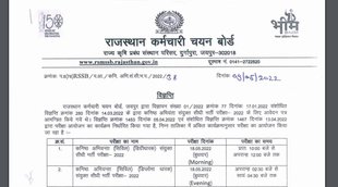 RSMSSB Admit Card, RSMSSB JE Admit Card, RSMSSB JE Time Table