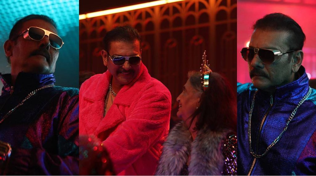 Ravi Shastri Viral Photos Hardik Pandya Ranveer Singh Twitter