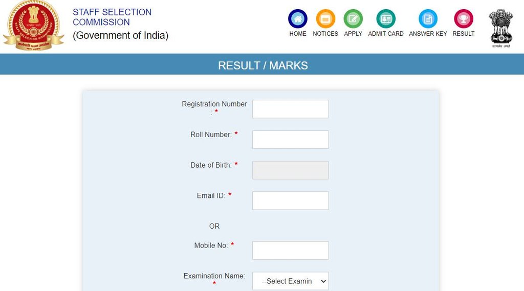 SSC Selection Post Result, SSC Result, ssc.nic.in, SSC Selection Post 6 Result