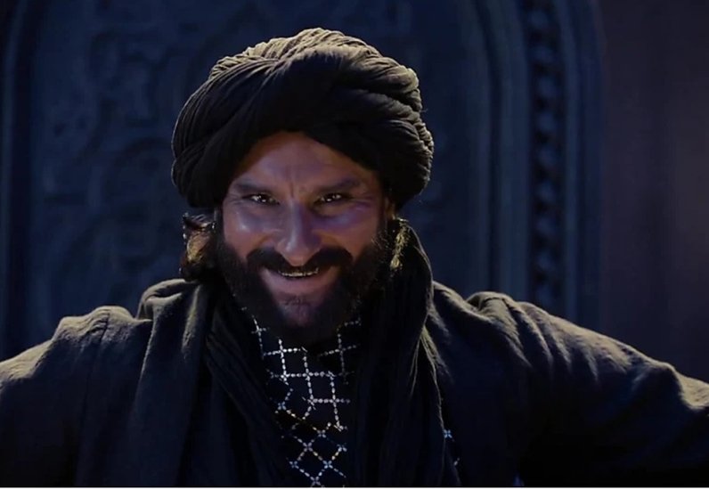सैफ अली खान 2020 में रिलीज हुई फिल्म 'तान्हाजी: द अनसंग वॉरियर' में विलेन का किरदार निभा चुके हैं। उनके किरदार का नाम उदयभान सिंह राठौर था। 