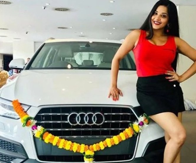 एकता कपूर के हिट सीरियल नजर में डायन का किरदार निभाने वालीं मोनालिसा के पास Audi Q3 कार है।