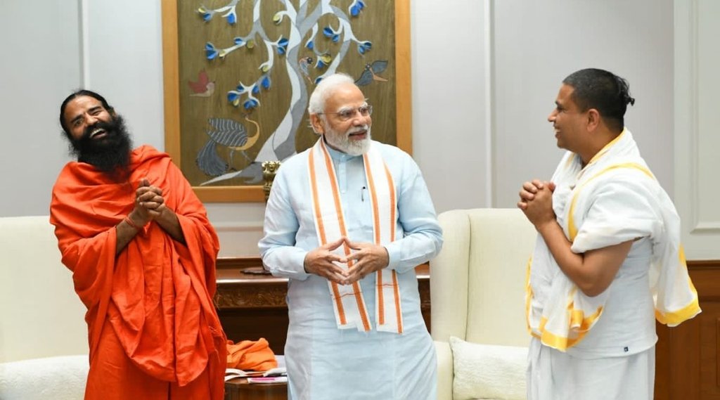 swami ramdev| pm narendra modi| acharya balkrishna|