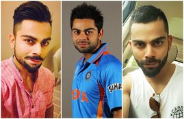Cricketer Virat, New look of Virat