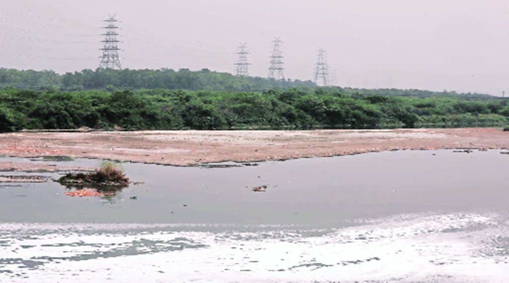 छह फुट से ज्यादा नीचे गिरा यमुना का जलस्तर, संकट बढ़ा