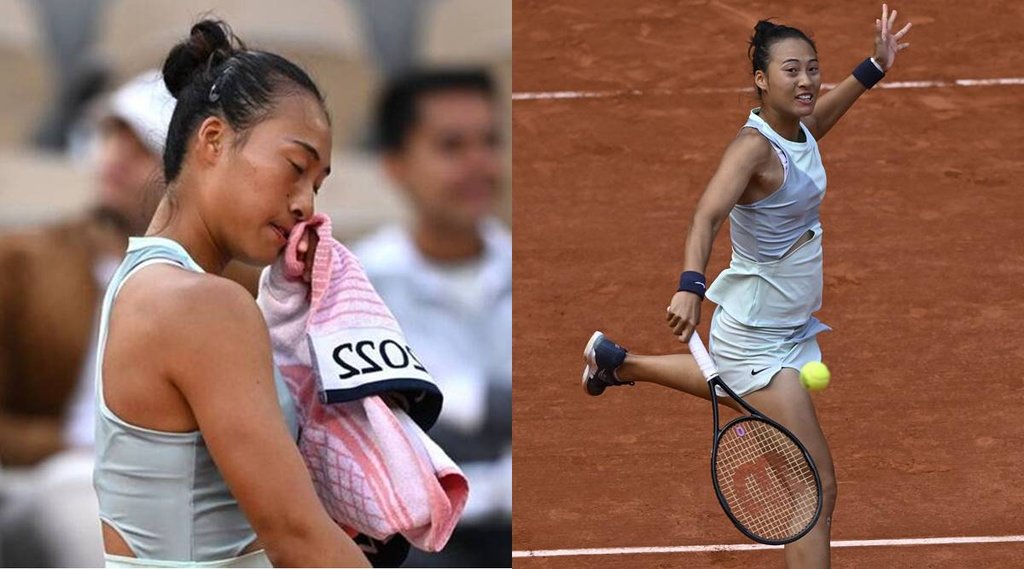 Zheng qinwen menstruation China French Open
