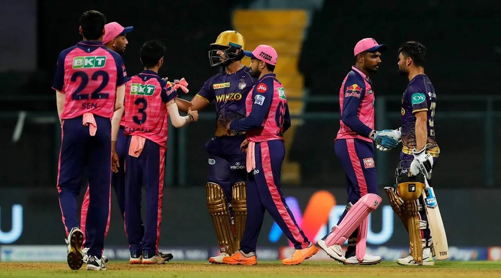 IPL 2022 KKR vs RR Live Cricket Score Kolkata Knight Riders vs Rajasthan Royals